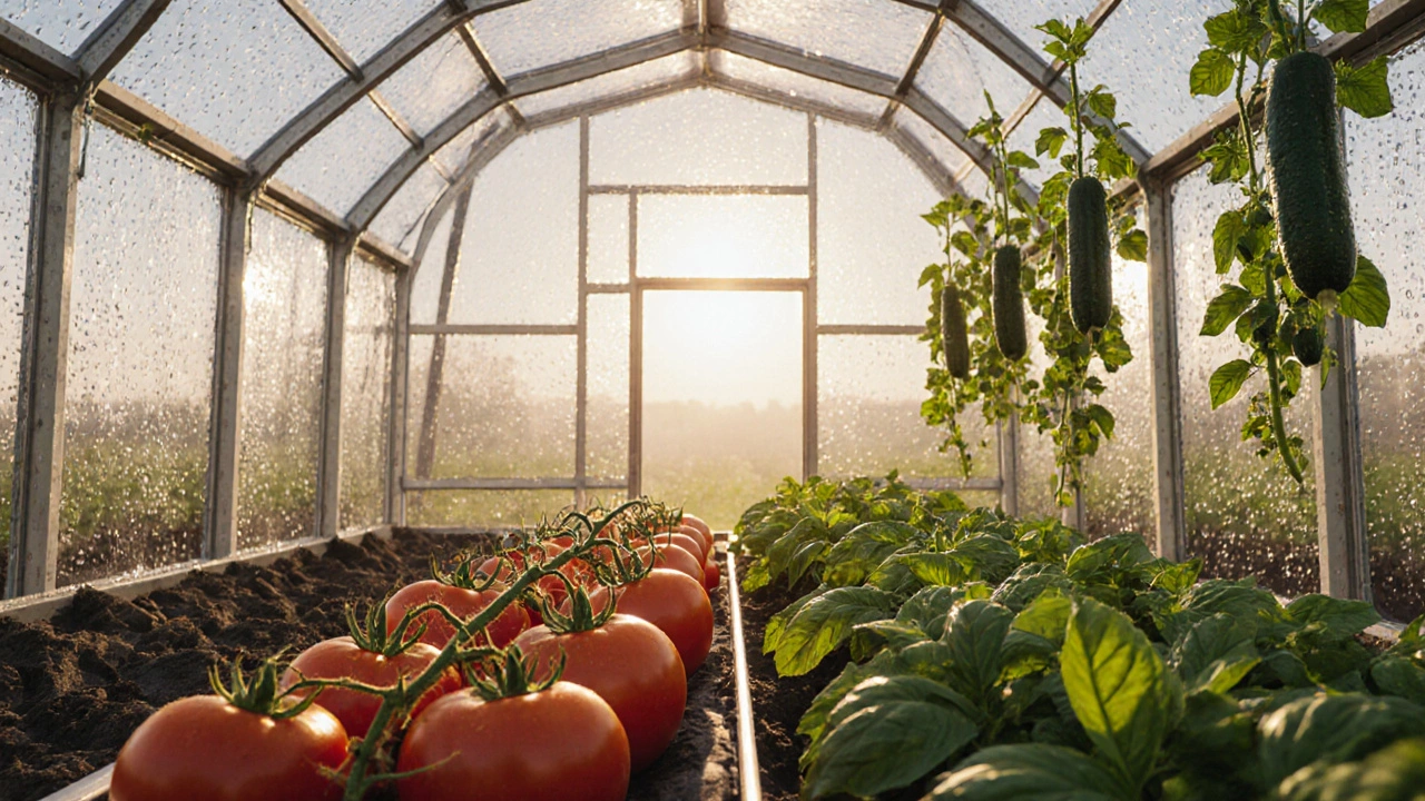 Какие овощи можно выращивать в одной теплице: лучшие сочетания для урожая круглый год