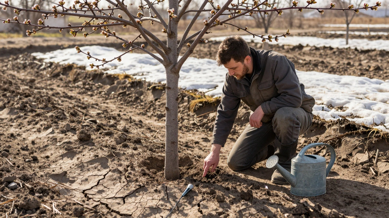 Когда начинать поливать деревья весной: лучшее время и как не навредить