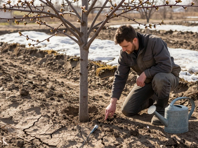 Когда начинать поливать деревья весной: лучшее время и как не навредить