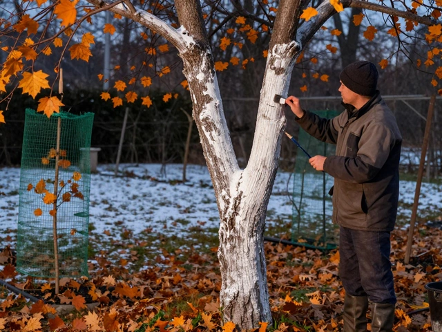 Чем обработать садовые деревья на зиму: пошаговая инструкция для защиты от морозов, вредителей и болезней