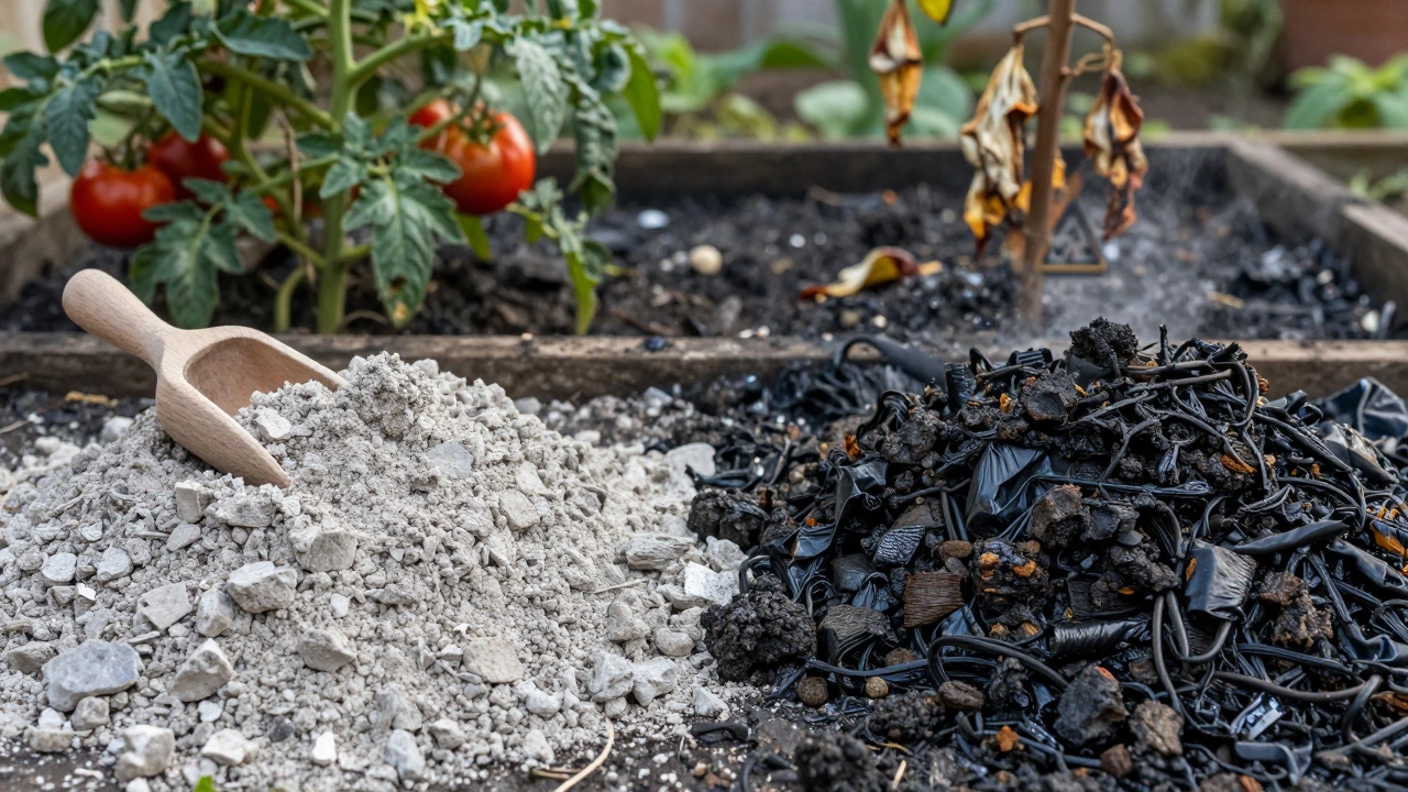 В чем разница между золой и пеплом для подкормки сада